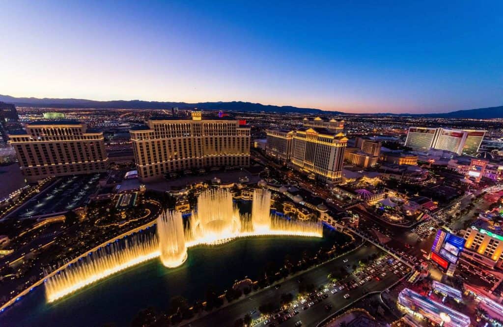 Las Vegas a fun city for virtual travel.
