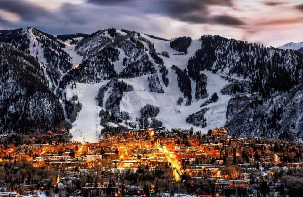 Aspen is one of the best winter getaways in Colorado.