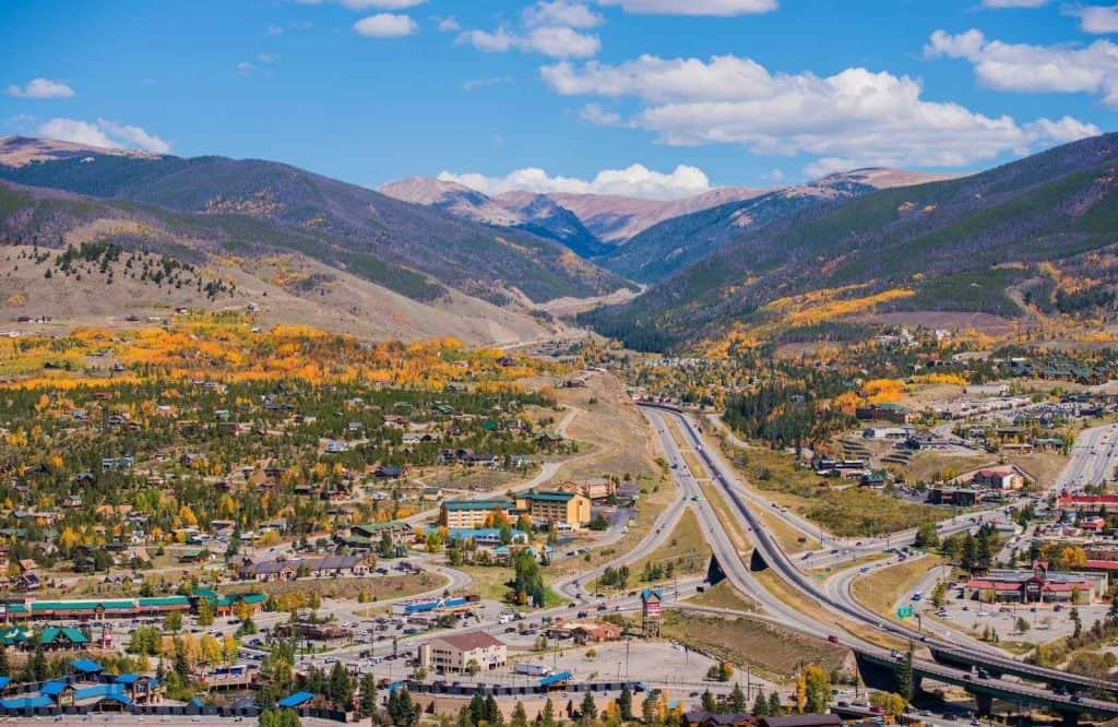 Silverthorne is one of the best winter towns in Colorado.