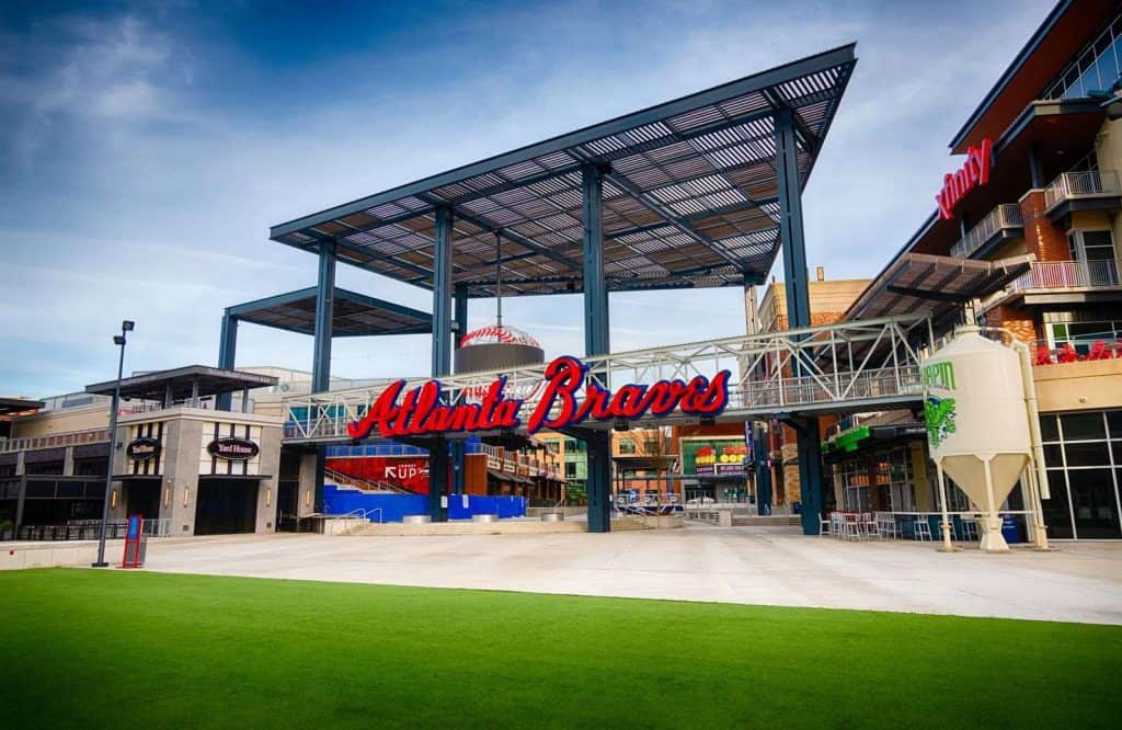 If you're looking for fun things to do in Atlanta for couples, go watch an Atlanta Braves game.