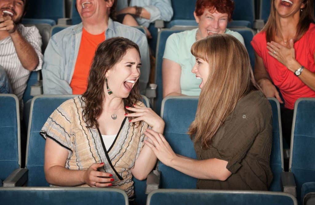 Going to a comedy show is one of many romantic dates in Atlanta.
