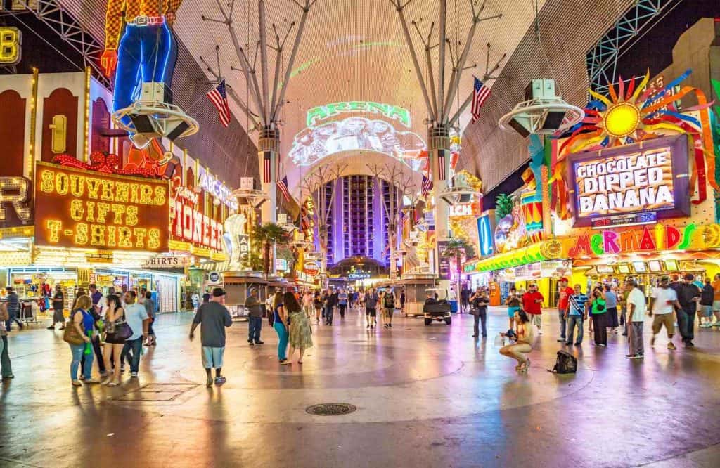 Add Fremont Street to your list of free things to do in Vegas.
