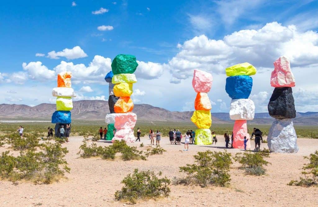 If you're looking for free things to do in Vegas, check out Seven Magic Mountains!