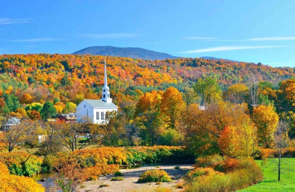 An iconic stop on your Vermont road trip is Stowe.