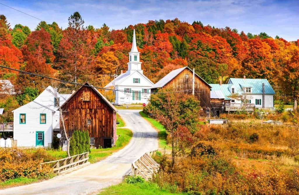 To start your Vermont road trip, you can fly there or road trip there.