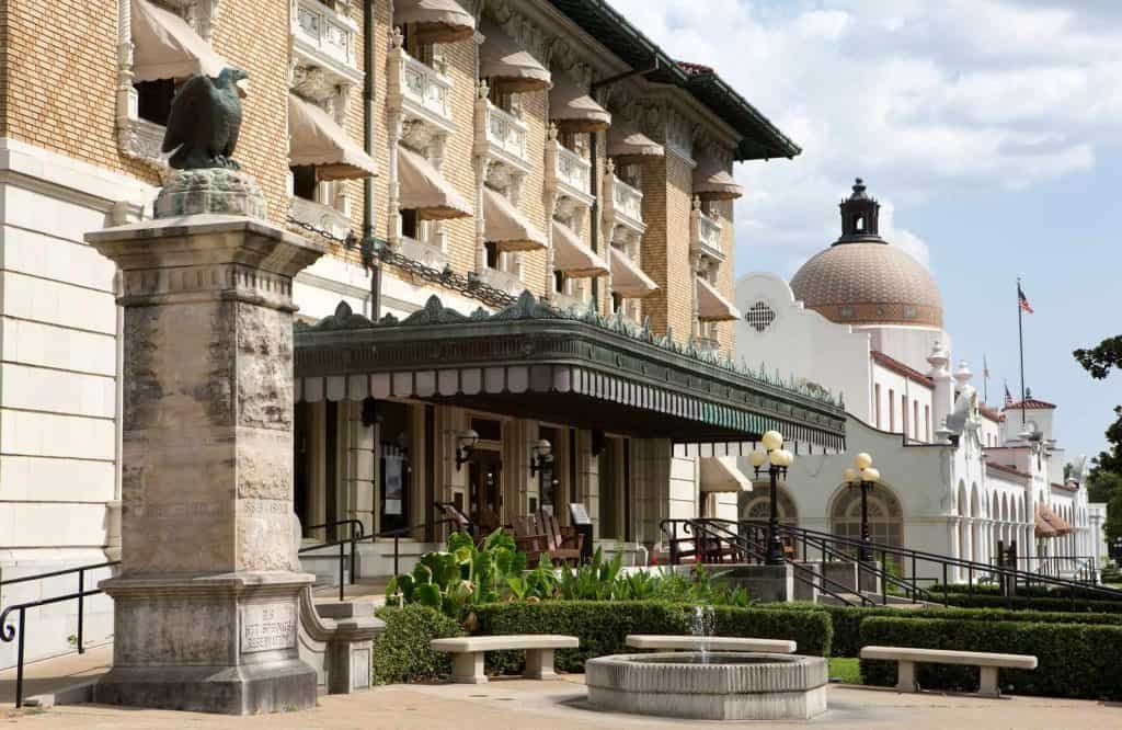 Bathhouse Row is one of the coolest things to do in Hot Springs, Arkansas.