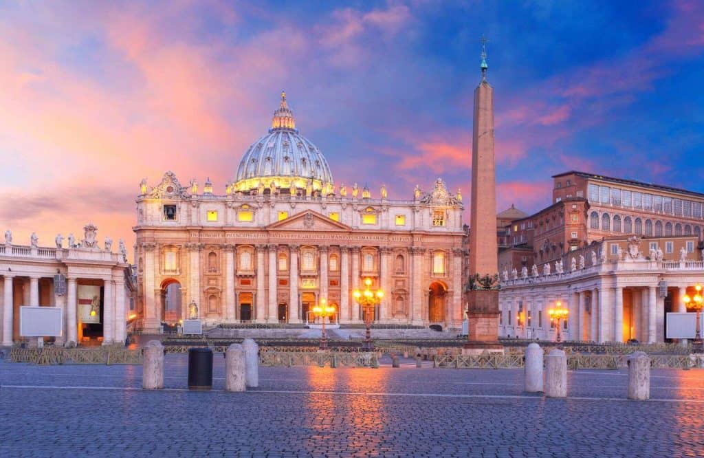 A must when visiting the Vatican is St. Peter's Basilica.
