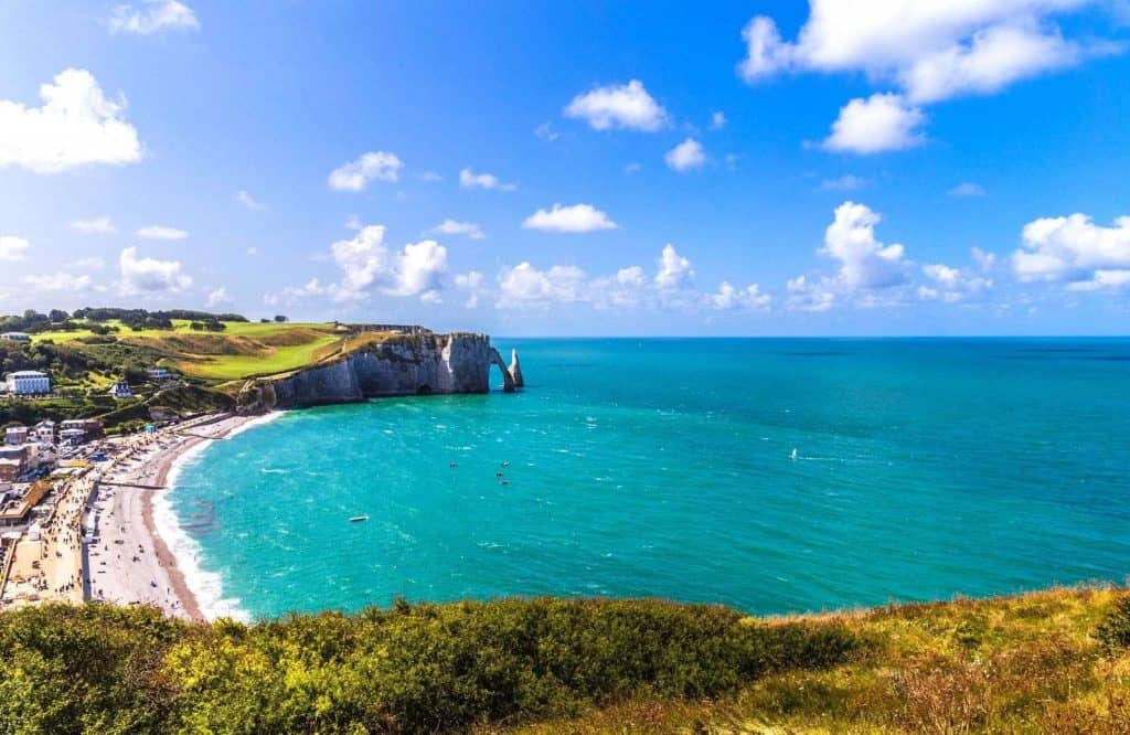 Etretat is one of the most beautiful and best coastal towns in France.