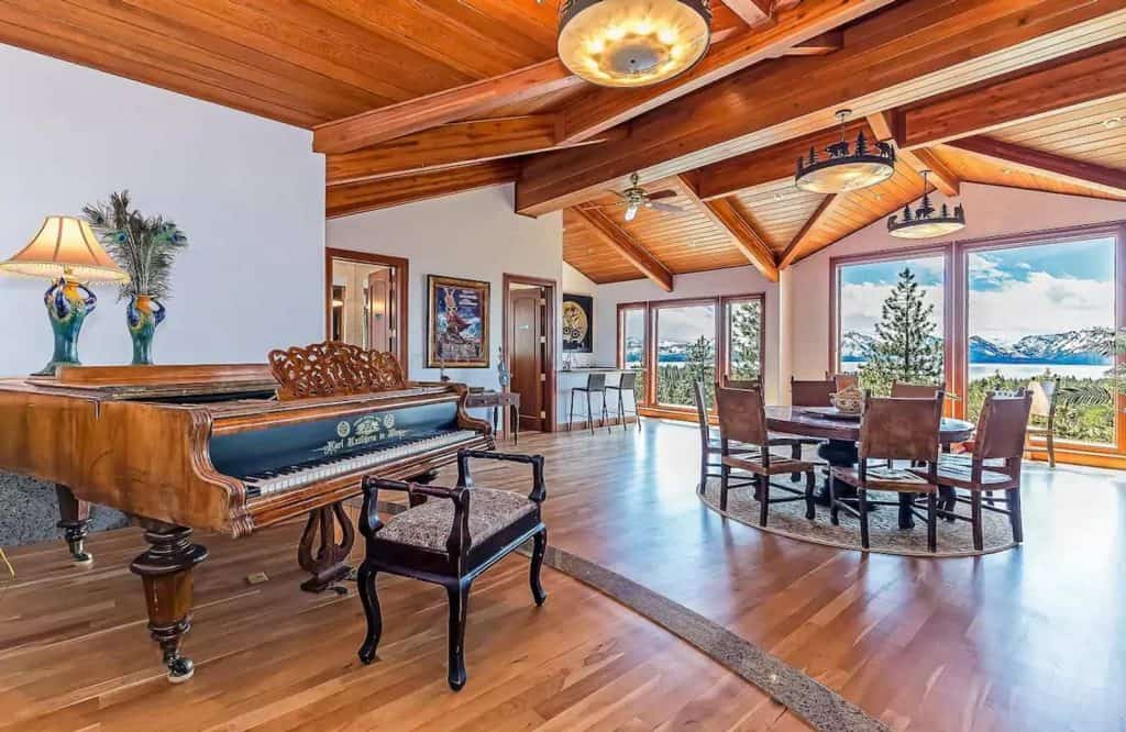 Bear Claw Estate is one of the most elegant Airbnbs in Lake Tahoe.