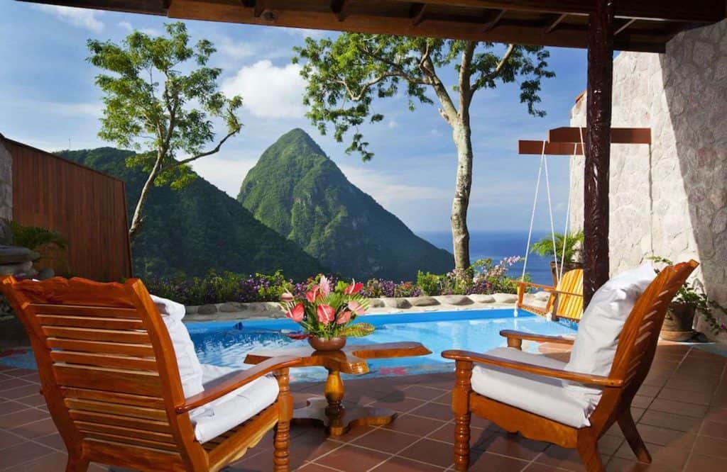 Ladera Resort is one of many amazing places to stay at on your St. Lucia honeymoon.