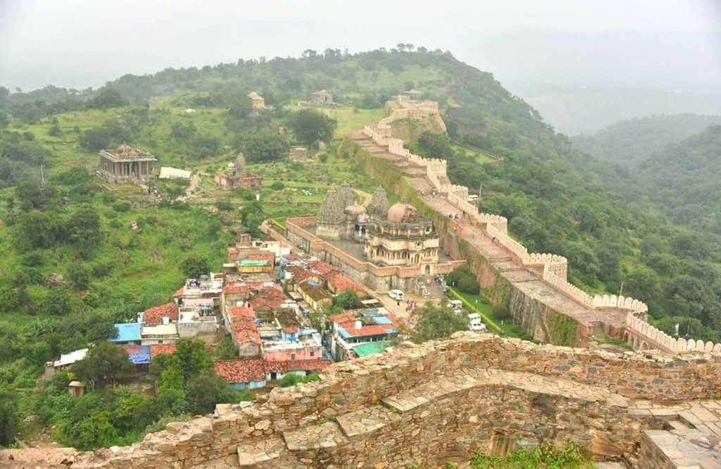 Qila Kumbhalgarh is one of the most unique and best places to visit in India in December.