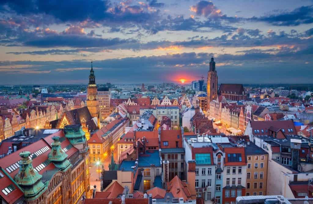 Another one of the most underrated cities in Europe is Wroclaw.