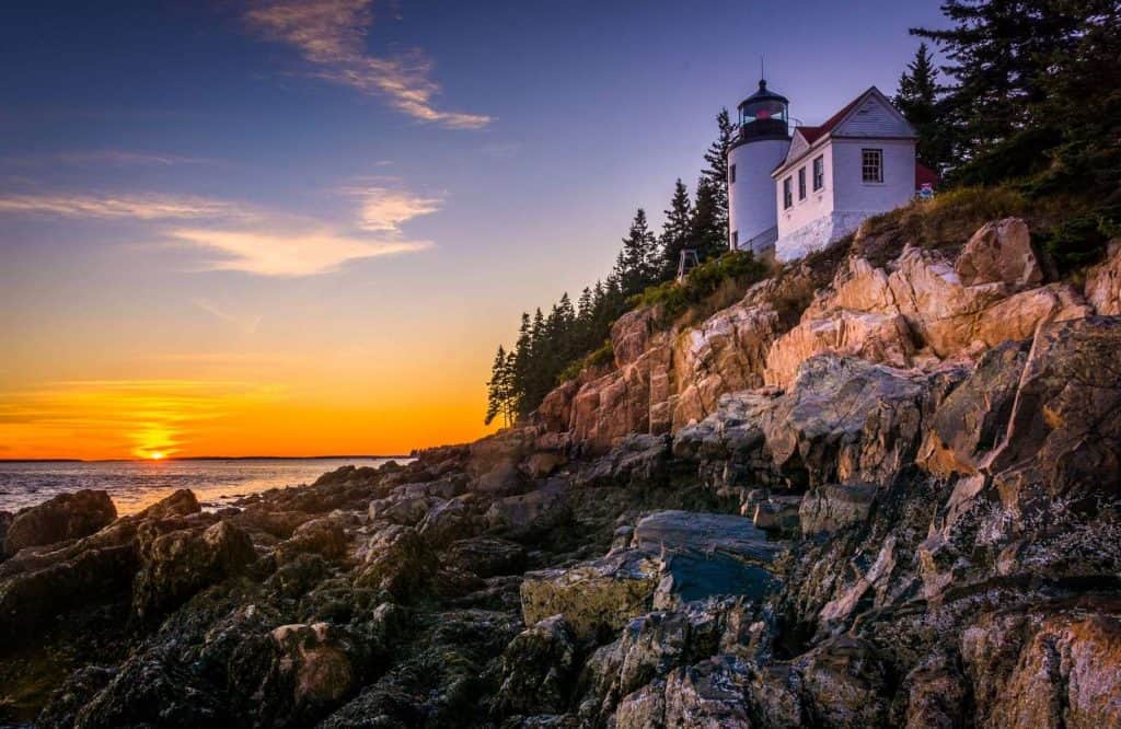 Acadia National Park is one of many national parks on the East Coast.