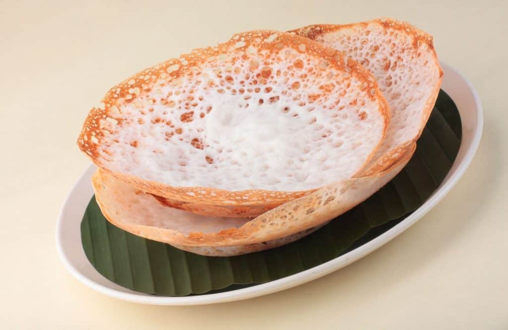 Appam is one of the best Indian street food dishes especially in Kerala.